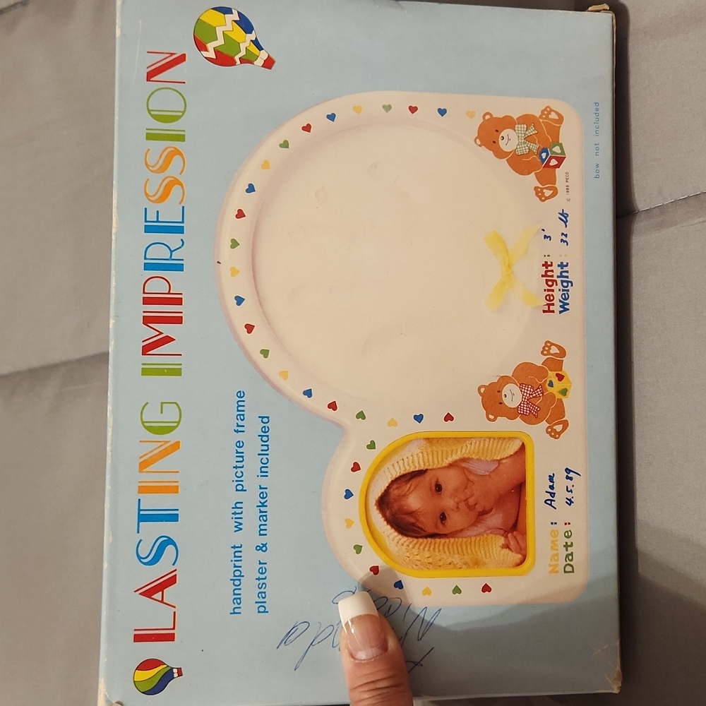 Baby Handprint Frame
